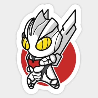 Ultraman Noa Chibi Style Kawaii Sticker